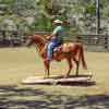 Horseback riding on Catalina Island, June 2004