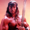 Arnold Schwarzenegger as Conan the Barbarian 1982