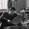 Anthony Perkins, Room 21, Chateau Marmont hotel in Hollywood, February 1954