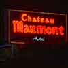 Chateau Marmont neon sign, December 2024