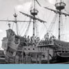 Disneyland Chicken of the Sea Pirate Ship Restaurant 1950s