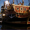 Disneyland Chicken of the Sea Pirate Ship Restaurant 1950s