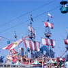 Disneyland Chicken of the Sea Pirate Ship Restaurant, September 1962