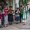 Disney California Adventure Christmas Buena Vista Street Bell Ringers December 2012