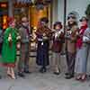 Disney California Adventure Christmas Buena Vista Street Bell Ringers December 2012