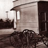 Disneyland Main Street Vehicle on the Walt Disney Studio lot, 1954 photo