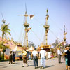 Sitting near the Chicken of the Sea Ship Restaurant March 1956