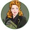 Alice Faye caricature by Dave DeCaro