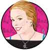 Rachel McAdams as Regina George in Mean Girls caricature by Dave DeCaro