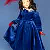 Franklin Mint Gone with the Wind Bonnie Blue Butler porcelain doll