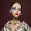 Photo of Madra Lord vinyl doll wearing All About Eve outfit