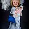 Danbury Mint porcelain Bright Eyes Limited Edition All Dolled Up doll by Elke Hutchens