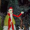 Haunted Mansion Holiday graveyard October 2006 with Jack Skellington the Caretaker