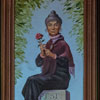 Disneyland Haunted Mansion Elevator Widow Patecleaver Stretch Portrait, January 2013