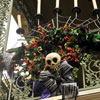 Disneyland Haunted Mansion Holiday exterior September 2011