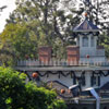 Disneyland Haunted Mansion Holiday exterior October 2011