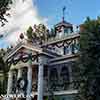 Disneyland Haunted Mansion Holiday exterior October 2012