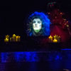 Madame Leota in the Haunted Mansion Seance Room at Disneyland February 2013