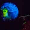 Madame Leota in the Haunted Mansion Seance Room at Disneyland June 2016