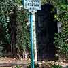 Outpost Estates sign, Hollywood Hills, December 2024