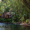 Jungle Cruise native area, April 2008