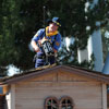 Knotts Berry Farm Ghost Town Wagon Camp Stunt Show photo, June 2010