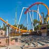 Knotts Berry Farm Ghost Town Wagon Camp Stunt Show October 2014