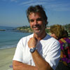 Wyland at his Laguna Beach home, Spring 2000