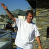 Wyland at his Laguna Beach home, Spring 2000