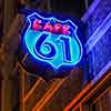 Cafe 61 neon sign, Memphis, Tennessee, October 2009