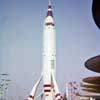 Disneyland TWA Moonliner photo, 1955