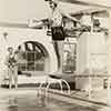 Alexander Gray and Bernice Claire at The El Mirador Hotel pool, 1930