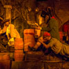 Disneyland Pirates of the Caribbean pistol duel photo, February 2013