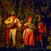 Disneyland Pirates of the Caribbean minstrels and burning city photo, May 2015