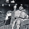 Pirates of the Caribbean at Disneyland hairy-legged pirate 1967