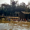 Disneyland Rivers of America Indian Canoe photo, September 1958