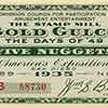 Gold Gulch Five Nuggets Admission Ticket, 1935