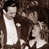 Walt Disney and Shirley Temple at the Academy Awards, February 23, 1939