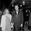 Shirley Temple and John Agar, arrival at Graumans for Oscars, March 7, 1946