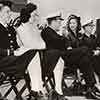 Shirley Temple at a San Francisco Naval Base appearance, 1944