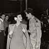 Jennifer Jones, Robert Walker, and director John Cromwell, Since You Went Away, 1944