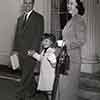 Charles and Shirley Temple Black with daughter Linda Susan at the White House, May 14, 1953