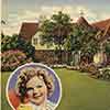 Shirley Temple Brentwood home postcard