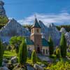 Storybook Land, Pinocchio's Village at Disneyland, August 2013