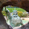 Ariel's Grotto King Triton fountain May 2007