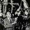 Enchanted Tiki Room opening photo with Walt Disney