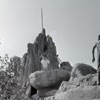 Disneyland Tom Sawyer Island Castle Rock 1950s