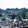 Tom Sawyer Island fishing pier, August 1959