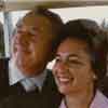 Disneyland Cast Member David M.'s parents on the Skyway, 1970