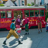 Disney California Adventure Red Car News Boys October 2012